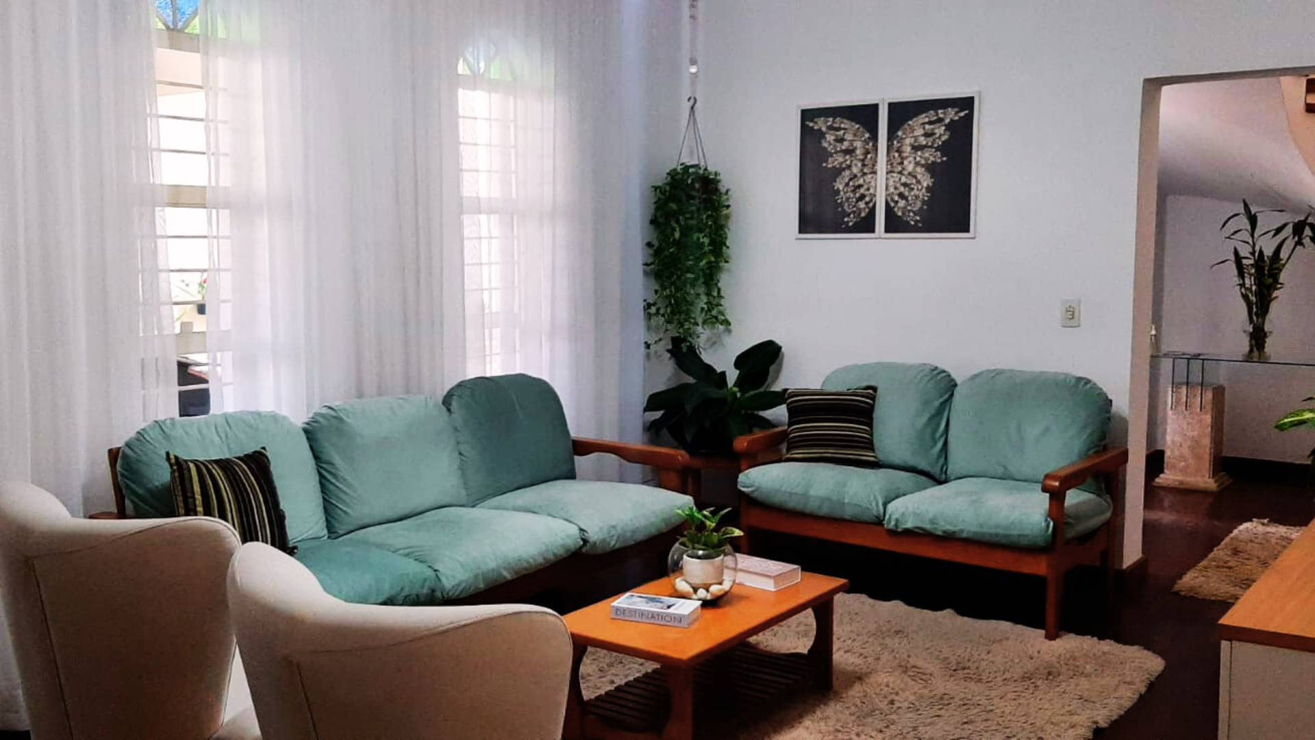 Sala de espera aconchegante e tranquila do Espaço Terapeutico em Sorocaba